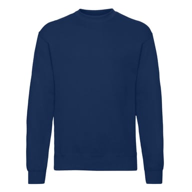 Fruit of the Loom Unisex Adult Classic Set-in Sweatshirt (Navy)