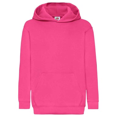 Fruit of the Loom Childrens/Kids Classic Hoodie (Fuchsia)