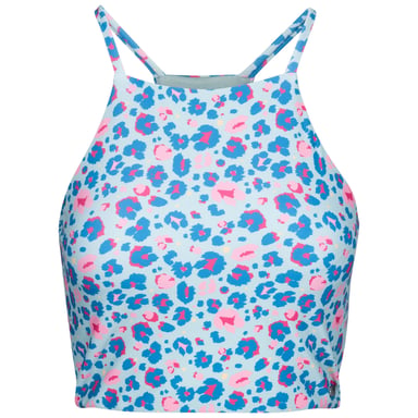 Trespass Womens/Ladies Harlow Leopard Print Swim Top (Light Sage)