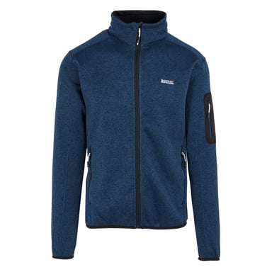 Regatta Mens Newhill Marl Full Zip Fleece Jacket (Moonlight Denim)