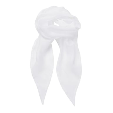 Premier Womens/Ladies Chiffon Scarf (White)