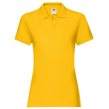 Fruit of the Loom Womens/Ladies Premium Polo Shirt (Sunflower)