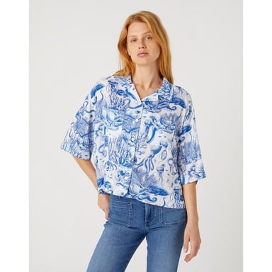 GB - Wrangler OUNGE SHIRT NAUTICAL BLUE