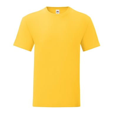 Fruit of the Loom Unisex Adult Iconic T-Shirt (Sunflower)