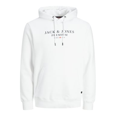 Jack & Jones Sudaderas Archie Sweat Hood Blanco