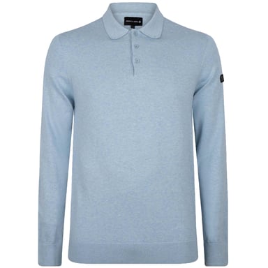 Presly & Sun Sweater Brad Polo de punto de manga larga Azul