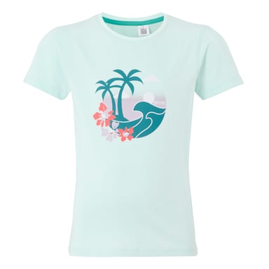 Regatta Childrens/Kids Bosley VIII Palm Tree T-Shirt (Icy Morn)