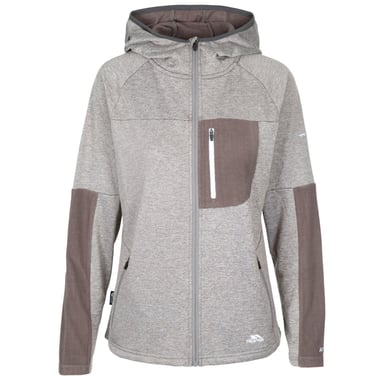 Trespass Womens/Ladies Trullo Melange AT200 Fleece Jacket (Grey Marl)