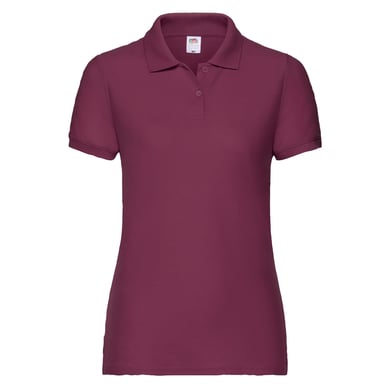 Fruit of the Loom Womens/Ladies Polo Shirt (Burgundy)