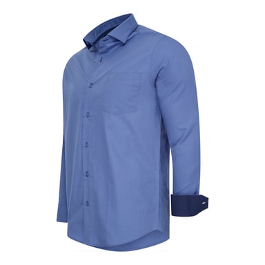 Cappuccino Italia Camisas Uni Azul