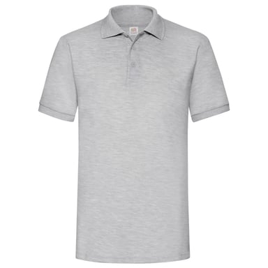 Fruit of the Loom Mens Heavyweight Polo Shirt (Heather Grey)