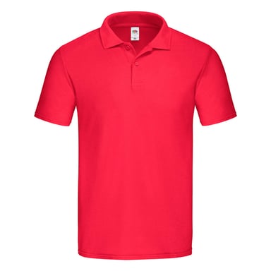 Fruit of the Loom Unisex Adult Original Polo Shirt (Red)