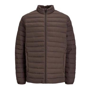 Chaqueta Jack & Jones verano Reciclaje Cuello Puffer Marrón