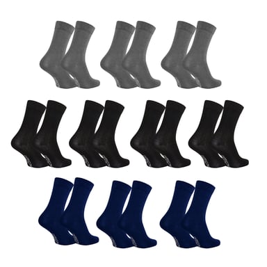 Calcetines Cappuccino Italia 10 Pares Calcetines Casual Bambú Negro
