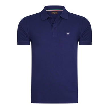 Cappuccino Italia Polo SS Polo Liso Piqué Azul