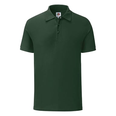 Fruit of the Loom Mens Tailored Polo Shirt (Bottle Green)