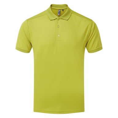 Premier Mens Coolchecker Polo Shirt (Lime)