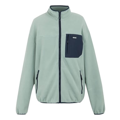 Regatta Mens Frankie Full Zip Fleece Jacket (Glacier/Navy)