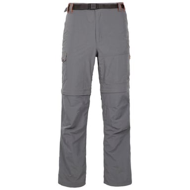 Trespass Mens Rynne B Mosquito Repellent Cargo Trousers (Carbon)