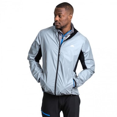 Trespass Mens Zig Reflective Active Jacket (Silver Reflective)