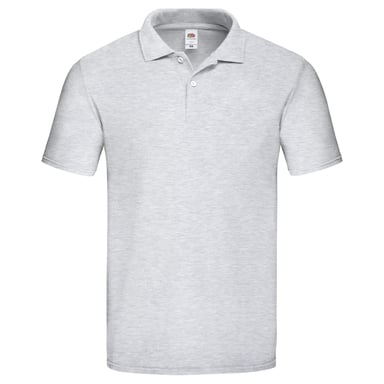 Fruit of the Loom Unisex Adult Original Heather Polo Shirt (Heather Grey)