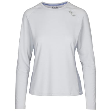 Womens/Ladies Katherine DLX Top (Pale Grey Marl)
