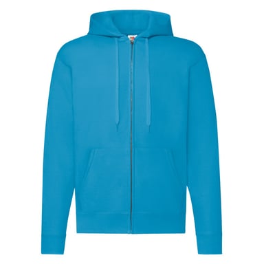 Fruit of the Loom Unisex Adult Classic Hooded Jacket (Azure Blue)