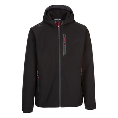 Trespass Mens Alwero Softshell Hybrid Jacket (Black)