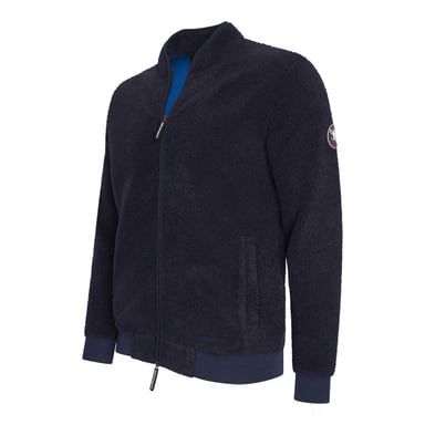 Cappuccino Italia Sweaters Sherpa Fleece Cardigan Azul