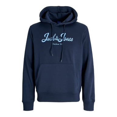 Jack & Jones Sudaderas con capucha Jor Time Sweat Hood Azul