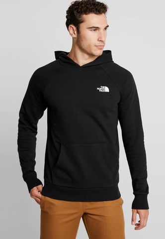 Sudadera con capucha The North Face Mens Reglan Red Box en negro