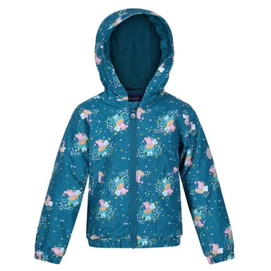 Regatta Childrens/Kids Muddy Puddle Peppa Pig Fairy Padded Jacket (Gulfstream)