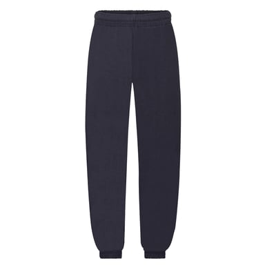Fruit of the Loom Childrens/Kids Elasticated Cuff Classic Jogging Bottoms (Deep Navy)