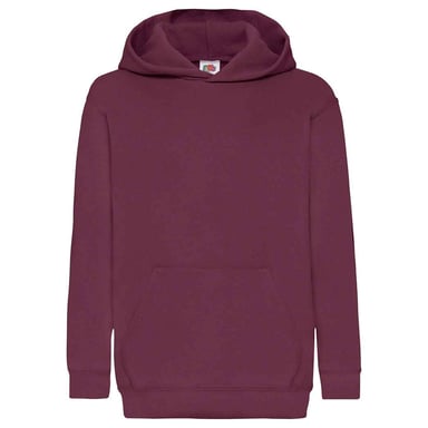 Fruit of the Loom Childrens/Kids Classic Hoodie (Burgundy)