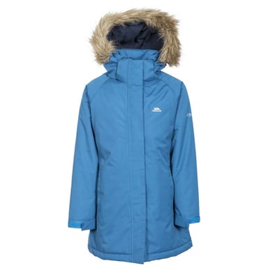 Trespass Childrens Girls Fame Waterproof Parka Jacket (Cosmic Blue)