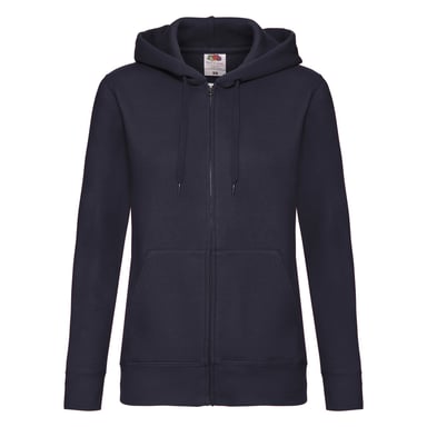 Fruit of the Loom Womens/Ladies Premium Sweat Jacket (Deep Navy)