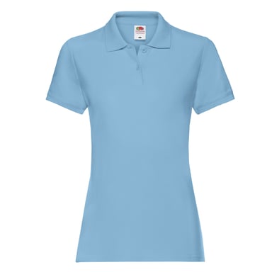 Fruit of the Loom Womens/Ladies Premium Polo Shirt (Sky Blue)