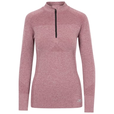 Trespass Womens/Ladies Pelina Half Zip Long-Sleeved Active Top (Rose Tone)