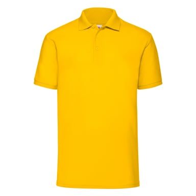 Fruit of the Loom Mens 65/35 Pique Polo Shirt (Sunflower)