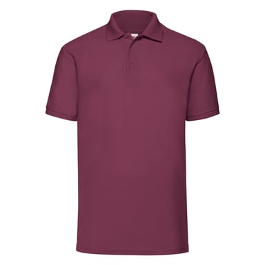 Fruit of the Loom Mens 65/35 Pique Polo Shirt (Dark Heather Grey)