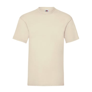 Fruit of the Loom Unisex Adult Valueweight T-Shirt (Natural)