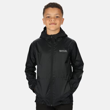 Regatta Great Outdoors Childrens/Kids Pack It Jacket III Waterproof Packaway Black (Black)