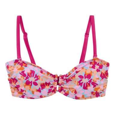Regatta Womens/Ladies Aceana III Summer Floral Bikini Top (Pink/Blue/Orange)