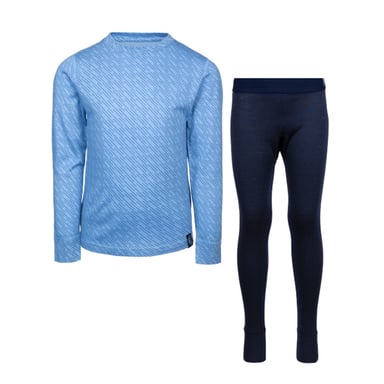 Trespass Childrens/Kids Alec Base Layer Set (Cornflower)