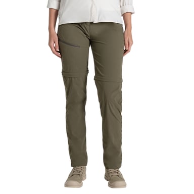 Craghoppers Womens/Ladies Pro III Nosilife Convertible Trousers (Wild Olive)