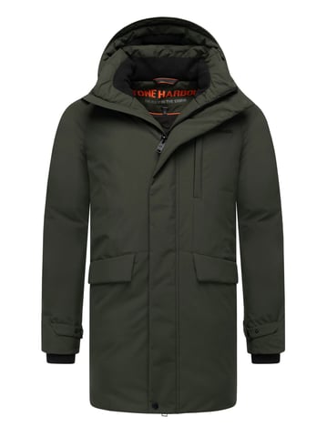Chaqueta de invierno para hombre Stone Harbour Emriis con forro polar y capucha