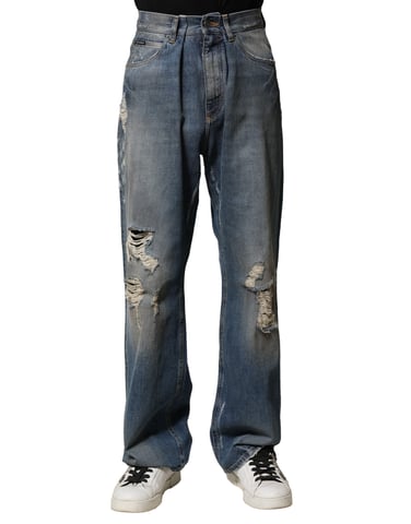 Jeans de mezclilla rasgados
