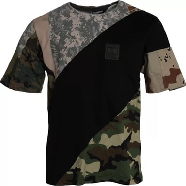 Camiseta de Algodón Camuflaje Tsh86463