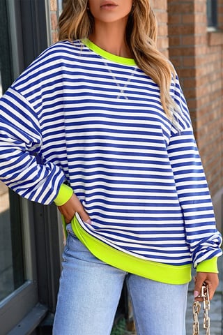Sudadera con rayas