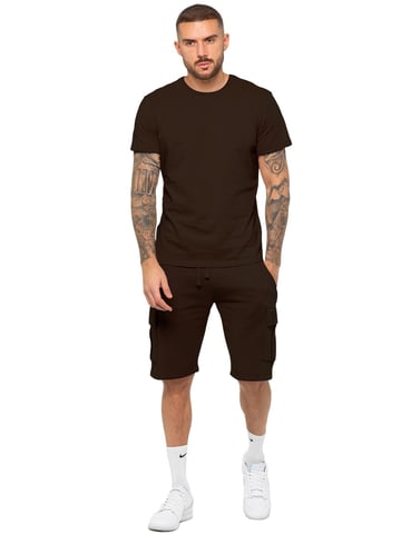 Enzo | Conjunto de Chándal para Hombre con Camiseta y Pantalones Cortos